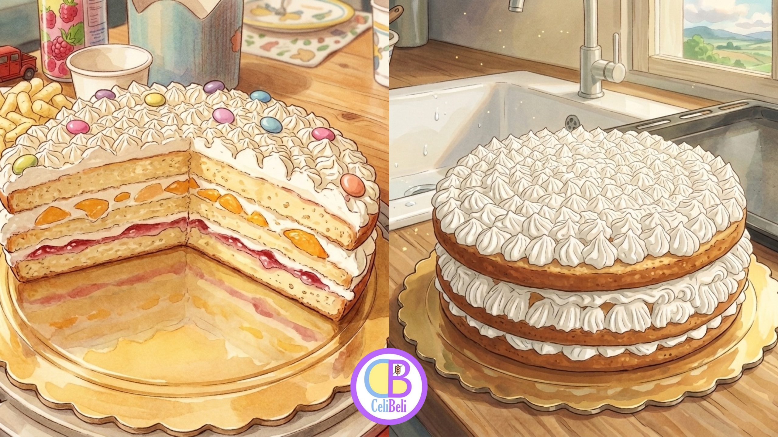 Rýchla bezlepková torta 🎂🍓🍊